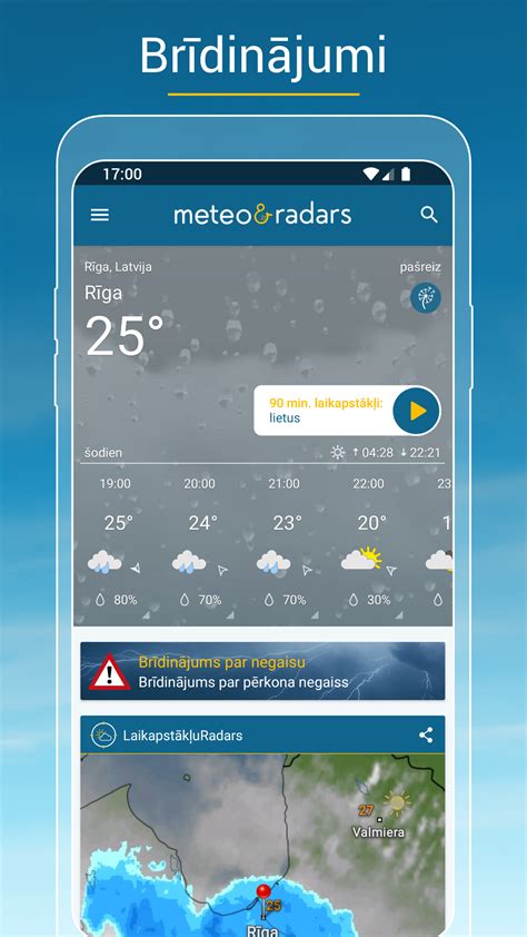 meteo brīdinājumi